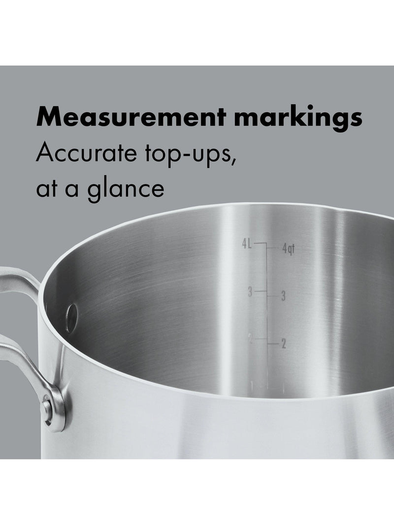 OXO Mira casserole 24cm stainless steel (British brand)