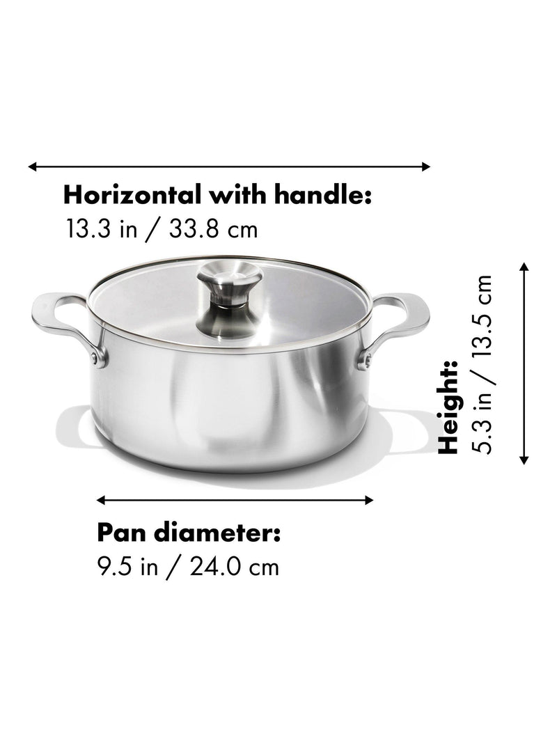 OXO Mira casserole 24cm stainless steel (British brand)