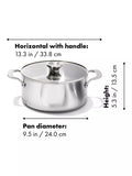 OXO Mira casserole 24cm stainless steel (British brand)