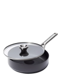 OXO 24cm ceramic non-stick sauté pan with lid (British brand)