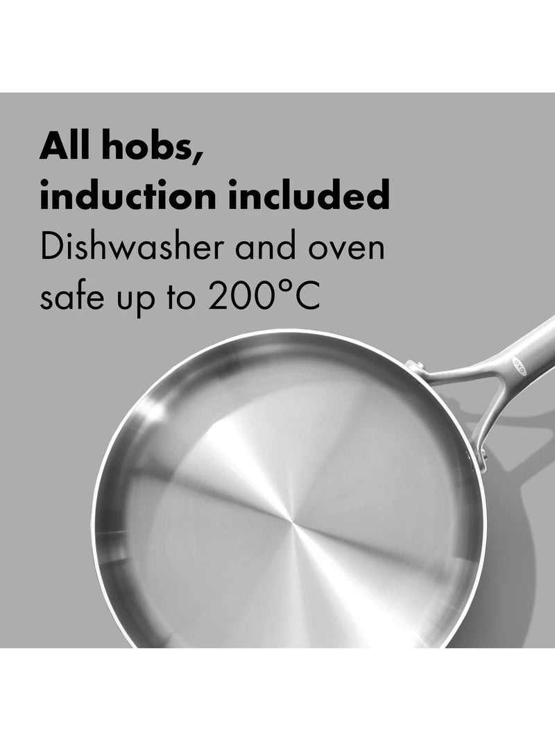 OXO Mira saute pan stainless steel 24cm (British brand)