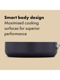 OXO hard anodised ceramic non-stick pan set 6 piece, UK version