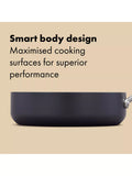OXO hard anodised ceramic non-stick pan set 6 piece, UK version