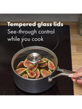 OXO hard anodised saucepan set 2 piece - British product