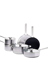 John Lewis OXO Mira Stainless Steel Pan Set, 6 Piece- Buy online at McGrocer