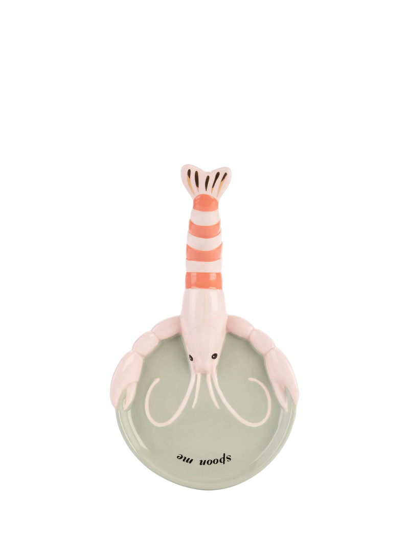 Yvonne Ellen lobster spoon rest in pink (British brand)