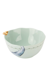 John Lewis Yvonne Ellen Whale Recipe for Disaster Stoneware Mixing Bowl, Green- Buy online at McGrocer