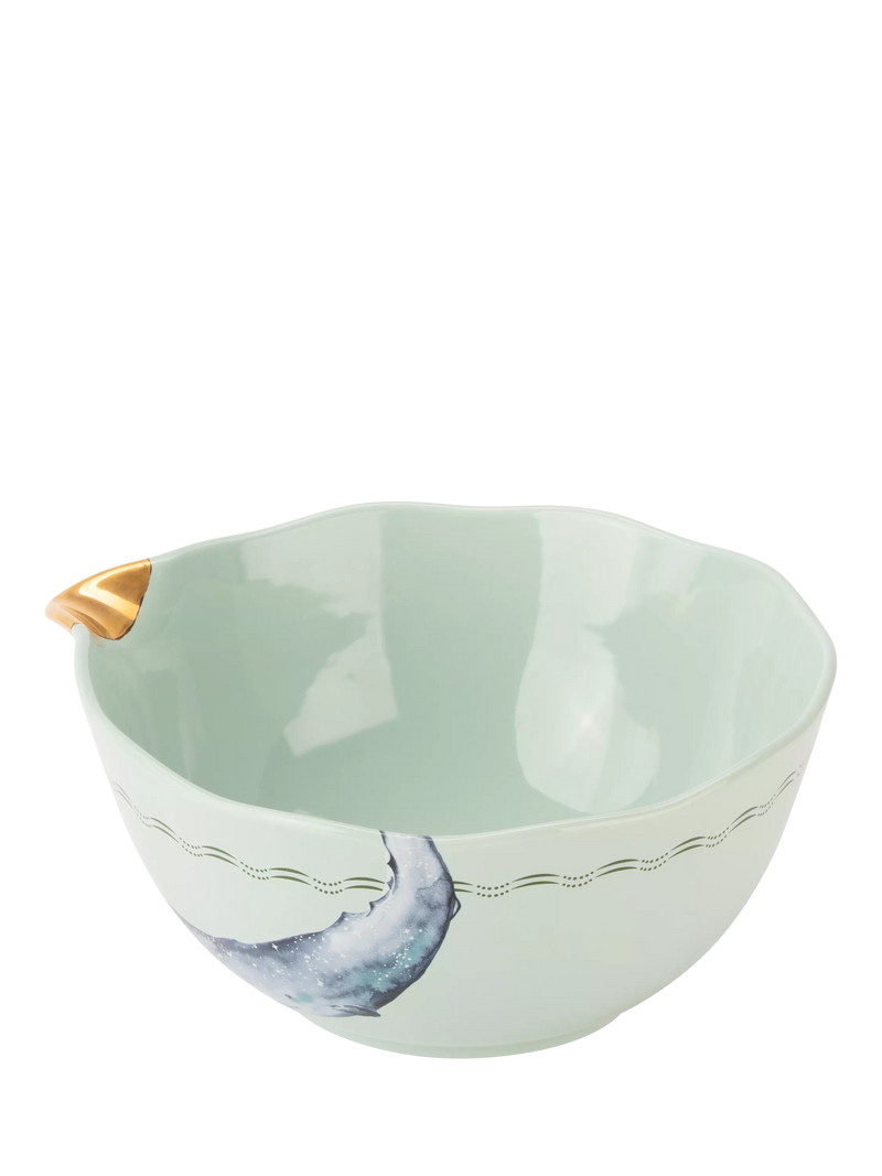 Yvonne Ellen whale mixing bowl green 12x25cm, imported from the UK