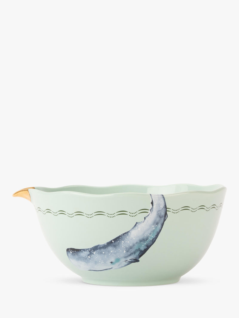 Yvonne Ellen whale mixing bowl green 12x25cm, imported from the UK