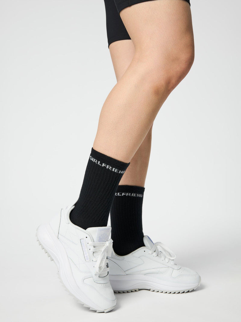 Girlfriend Collective stretch crew socks pack of 3 (British brand)