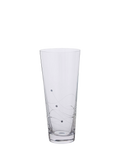 Dartington Crystal Glitz conical vase 30cm, imported from the UK