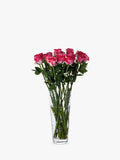 Dartington Crystal Glitz conical vase 30cm, imported from the UK