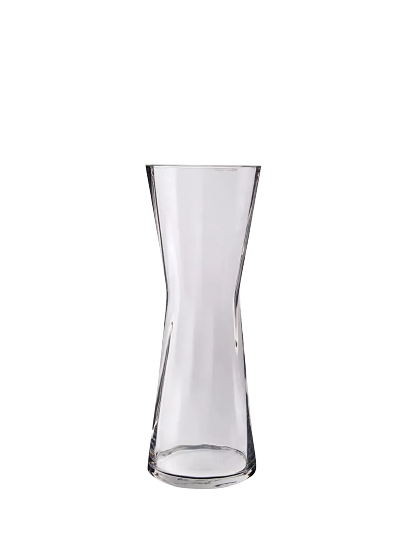 Dartington Crystal gladioli glass vase 36cm, imported from the UK