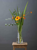 Dartington Crystal gladioli glass vase 36cm, imported from the UK