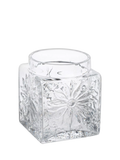 Dartington Crystal Marguerite Square vase 12cm, imported from the UK