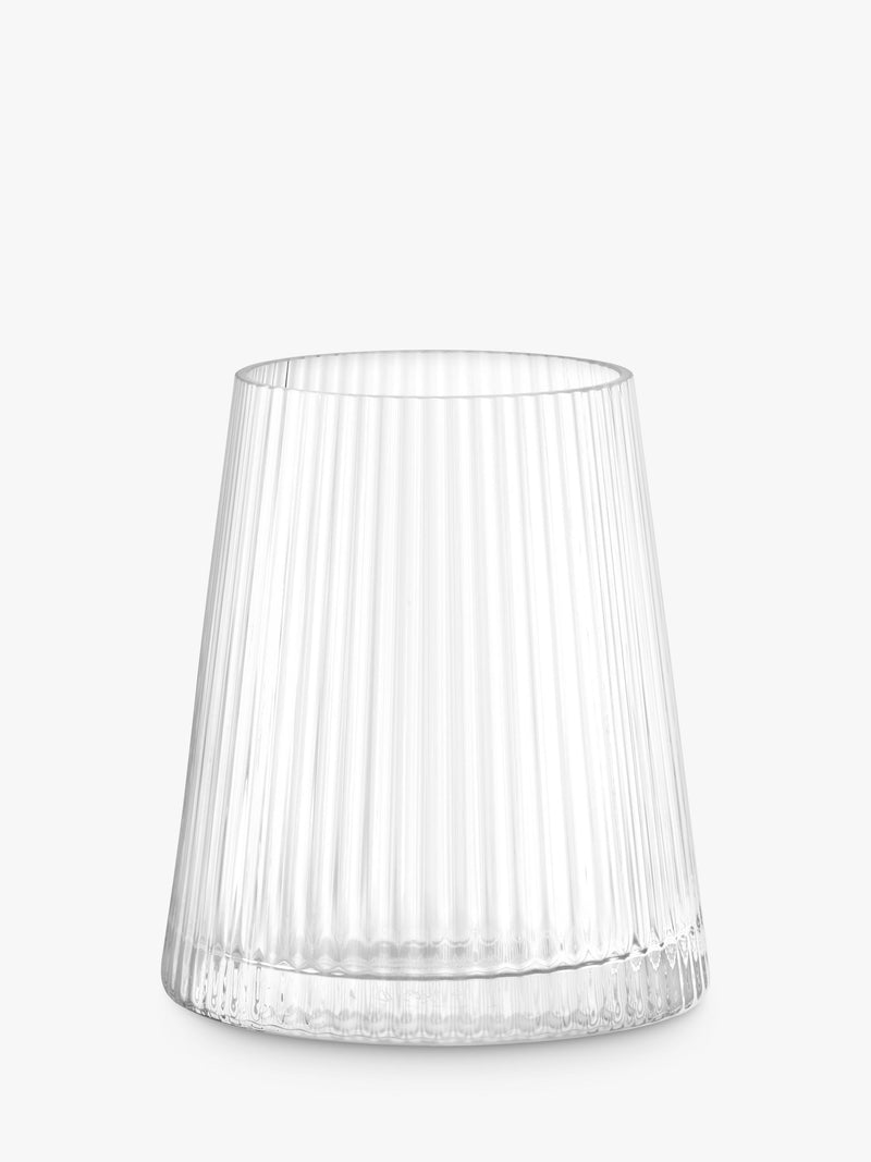 LSA International Beacon glass candle holder H14cm - British product