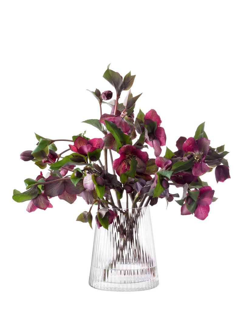 LSA International Beacon glass candle holder H14cm - British product