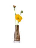 LSA International Beacon ribbed candle holder vase H22cm, UK version