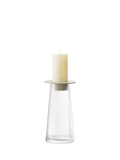 LSA International Beacon ribbed glass candle holder and vase H30cm - British product