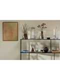 LSA International Beacon ribbed glass candle holder and vase H30cm - British product