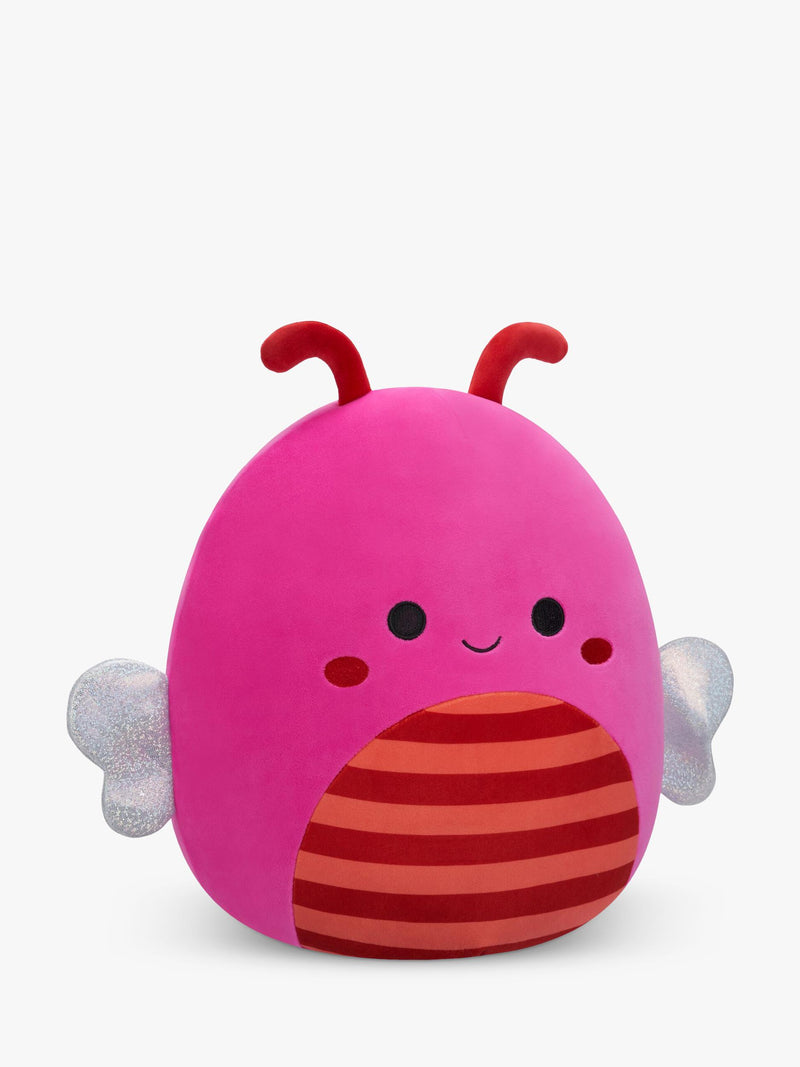 Squishmallows Mara hot pink bee plush 12 inches, imported from the UK