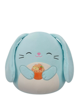 John Lewis Squishmallows Buttons the Blue Bunny Plush Soft Toy 7.5 inches- Buy online at McGrocer