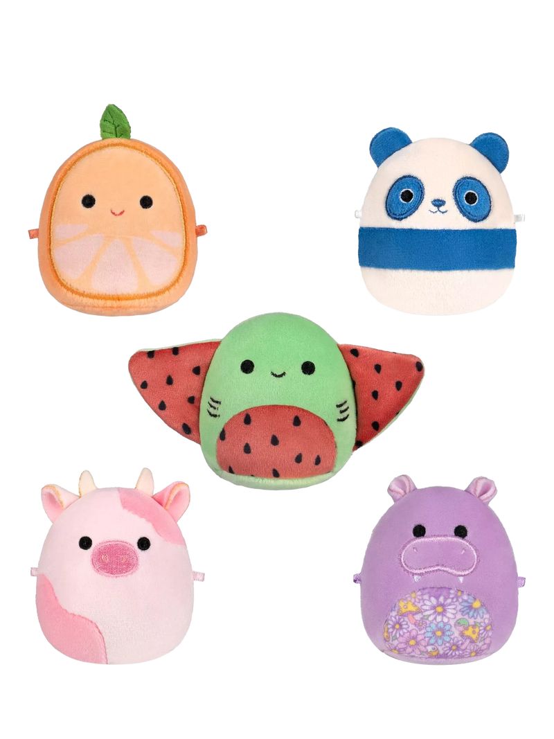 Micromallows plush toy 5-pack with characters (British brand)