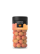 John Lewis LAKRIDS BY BÜLOW Peaches Chocolate Coated Liquorice 270g- Buy online at McGrocer