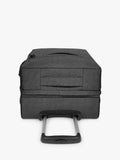 Eastpak Transit'r large 4-wheel suitcase in black denim, UK version