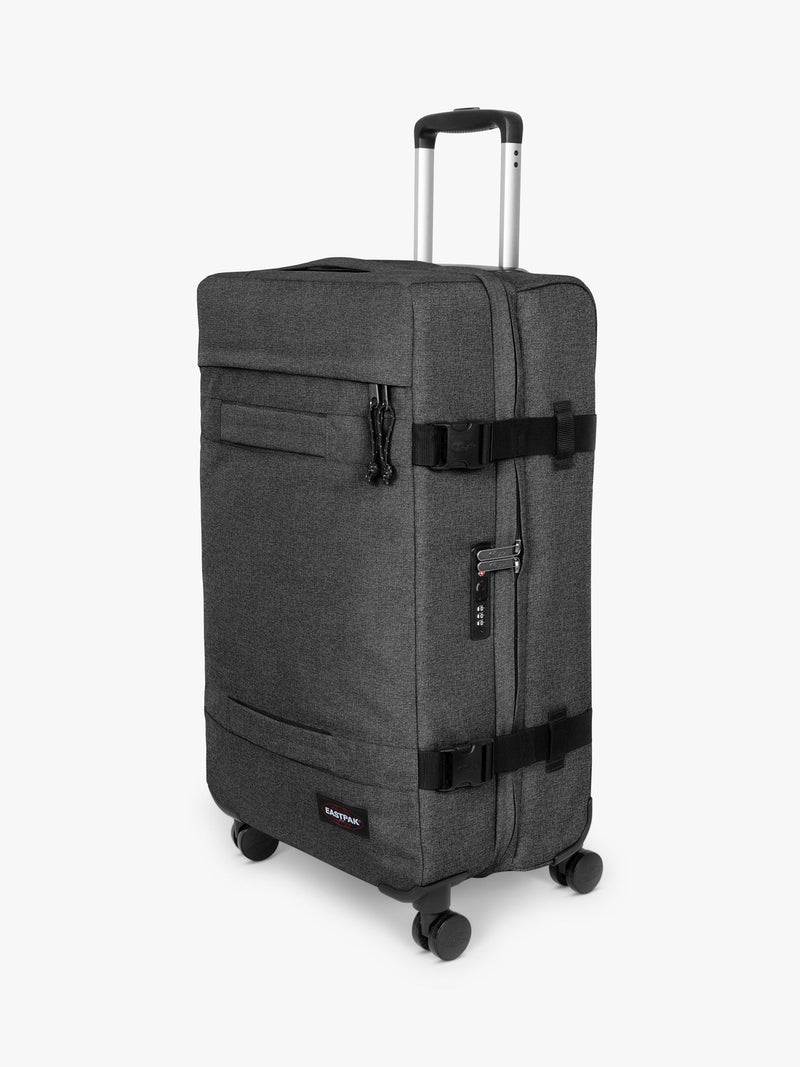 Eastpak Transit'r medium suitcase black denim (British brand)