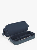 Stackers blue canvas wash bag, UK version