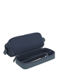 Stackers blue canvas wash bag, UK version