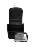 Stackers fluted large hanging wash bag black, British brand