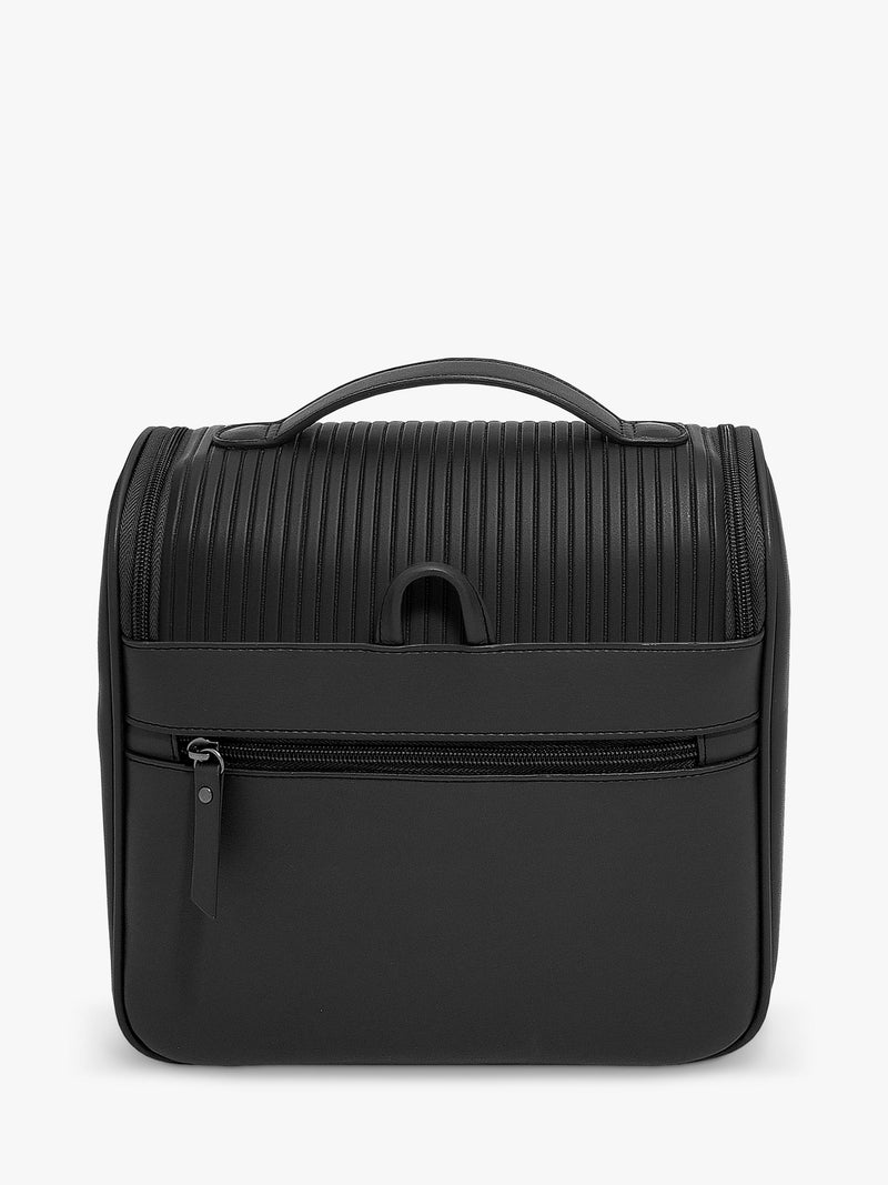 Stackers fluted large hanging wash bag black, British brand