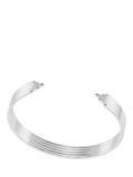 Rachel Jackson London Lifestream Statement Bangle, Silver