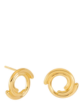 Rachel Jackson London Evolve stud earrings gold 12mm, UK version