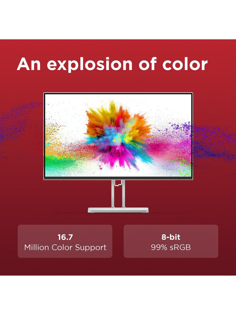 Lenovo L24-4C Cloud Grey 23.8-inch monitor - British product