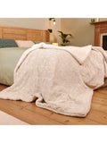 Dreamland Nap Time sherpa electric throw blanket beige - British product
