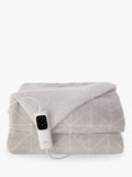 Dreamland Nap Time sherpa electric throw blanket beige - British product