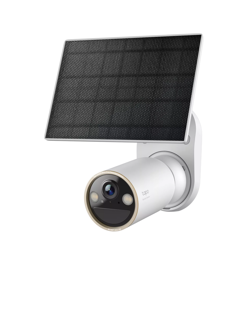 TP-Link Tapo C460 outdoor security camera with solar panel, imported from the UK