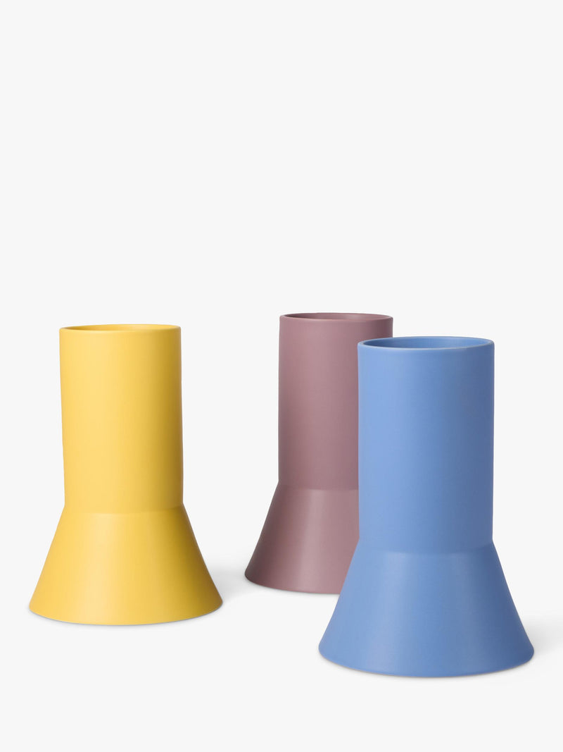 The Conran Shop base vase H25cm yellow earthenware - British product
