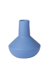 John Lewis The Conran Shop Sphere Bottle Earthenware Vase Blue 14.5cm- Buy online at McGrocer