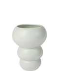 Conran Shop Stacked Spheres earthenware vase mint, imported from the UK