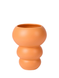 The Conran Shop orange stacked spheres earthenware vase H18.5cm, UK version