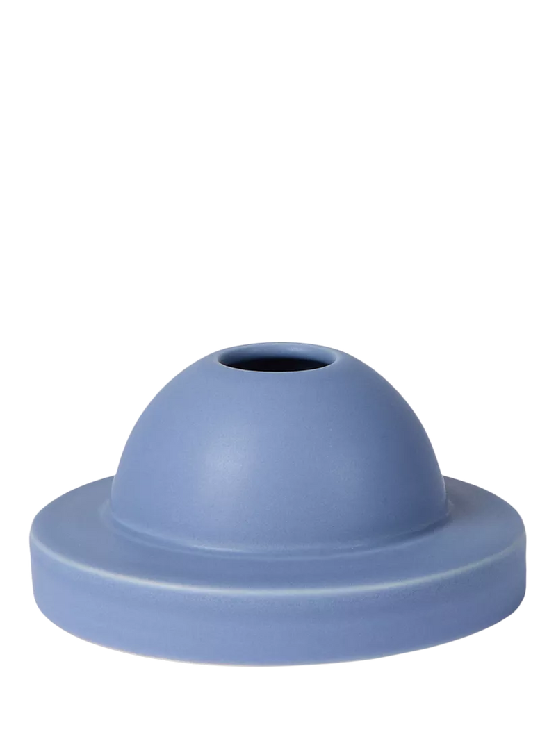 The Conran Shop Sunset Blue earthenware vase H6.5cm - British product