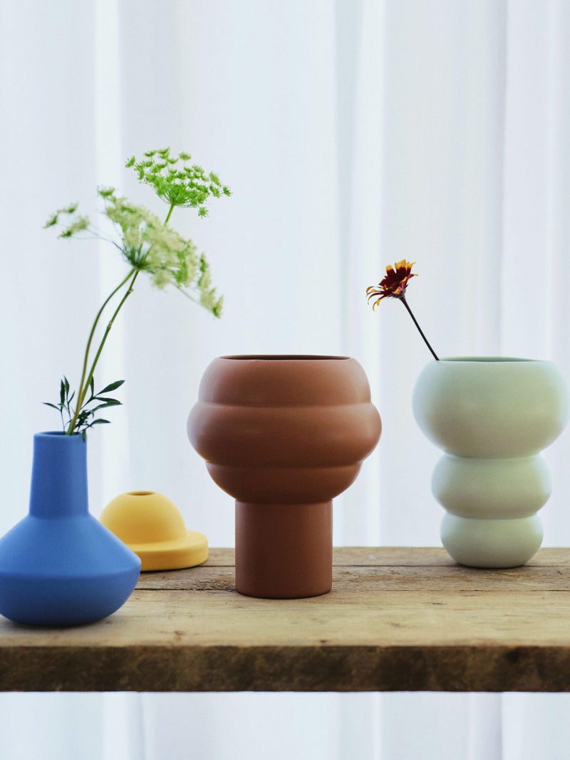Conran Shop Tree Earthenware Vase Cocoa 19.5cm (British brand)