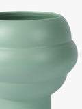 The Conran Shop tree earthenware vase H19.5cm sage green, imported from the UK