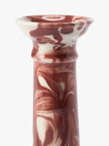 The Conran Shop Wardour candlestick burgundy earthenware, UK version