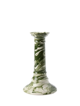 John Lewis The Conran Shop Wardour Earthenware Candlestick Green- Buy online at McGrocer