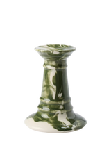 John Lewis The Conran Shop Wardour Green Earthenware Stub Candlestick- Buy online at McGrocer